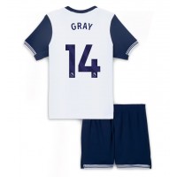 Tottenham Hotspur Archie Gray #14 Hemmaställ Barn 2024-25 Korta ärmar (+ Korta byxor)